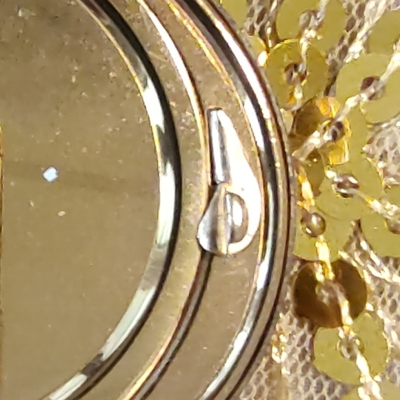 VINTAGE GOLD COMPACT POWDER CASE Pepsi Cola Logo - Picture 6 of 8